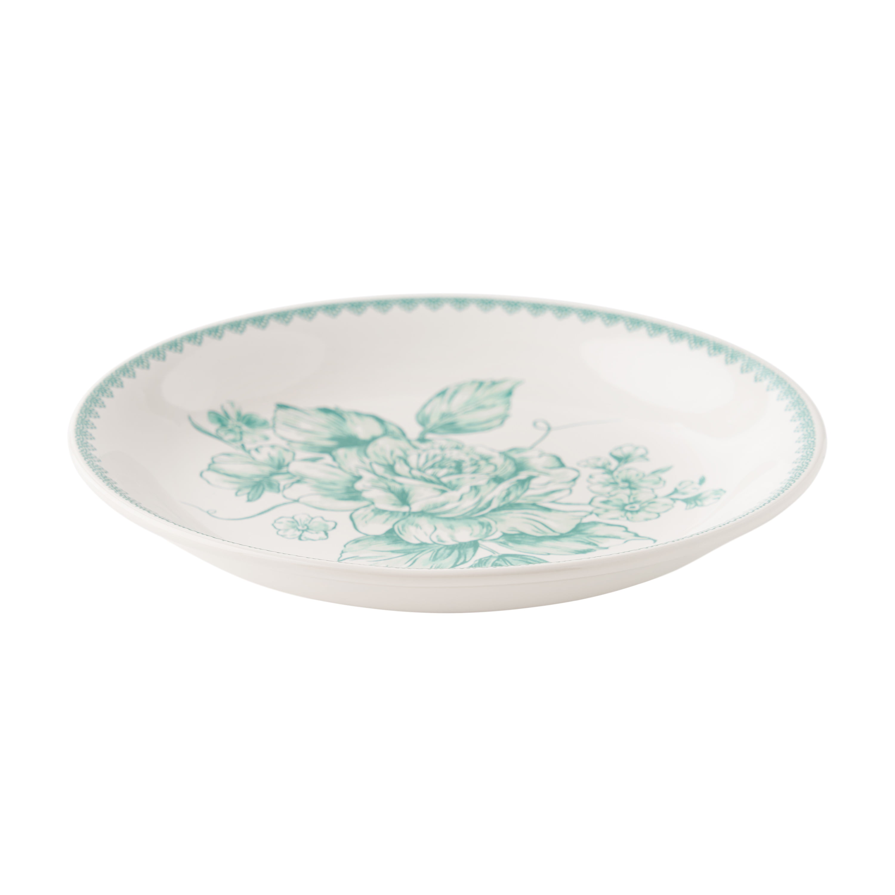 The Pioneer Woman Agatha Stoneware Appetizer Plate, Green, Set of 6