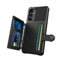 thumbnail image 2 of Nalacover Wallet Case for Samsung Galaxy A25 5G, Credit Card Slots Holder Luxury PU Leather Cover, Magnetic Car Mount Shockproof Lens Protective Case for Samsung Galaxy A25 5G, Black, 2 of 7
