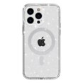 thumbnail image 5 of Jiahe Cover For iPhone 14 Pro Max,Slim Shockproof Silicone  Magnetic MagSafe Bling Glitter Soft TPU Transparent Back Cover,White, 5 of 8