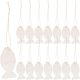 thumbnail image 1 of 32pcs Diy Wooden Slices Blank Wooden Chip Craft Cutout Fish Wooden Slices, 1 of 3