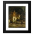 thumbnail image 2 of Henri Le Sidaner 12x14 Black Modern Framed Museum Art Print Titled - House in the Moonlight, Gerberoy (1902), 2 of 5
