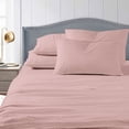 thumbnail image 2 of Spirit Linen Home - Queen Vintage Washed Pink Sheet Set, 2 of 5