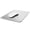 Silver, variant on NexTone Hard Metal Aluminum Mouse Pad Clear Modern Smooth Magic Ultra Thin Double Side Design Mouse Mat Waterproof Fast and Accurate Control Compatible for Gaming and Office, Black, 9.45X7.87 Inch