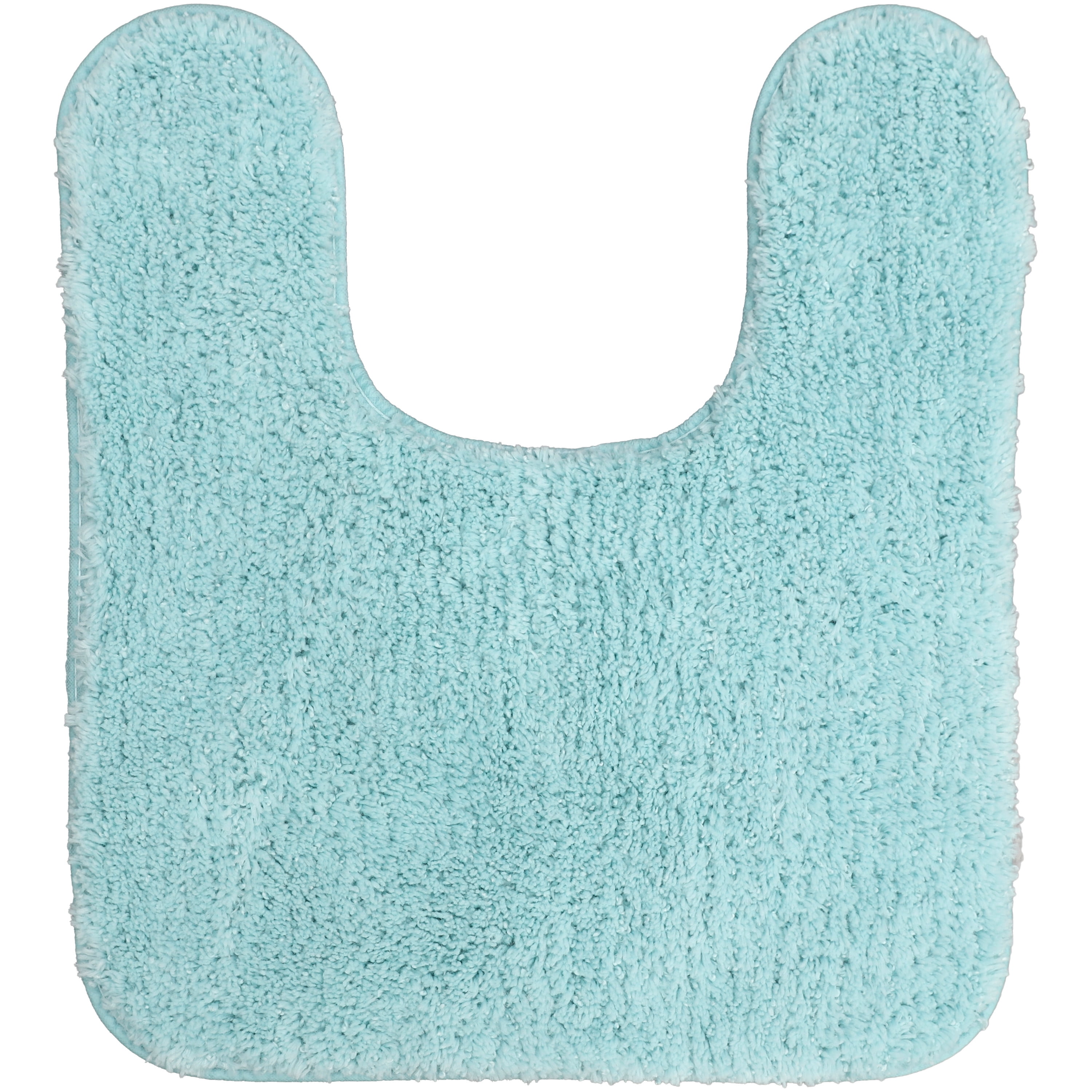 Mohawk Home Duo Aqua Bath Rug Scatter, 1'5"x2', Aqua Blue
