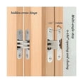 thumbnail image 4 of Bisagras transversales versátiles para sus necesidades de mobiliario, gran capacidad de carga y movimiento suave y silencioso, juego de 6 piezas, 4 of 5