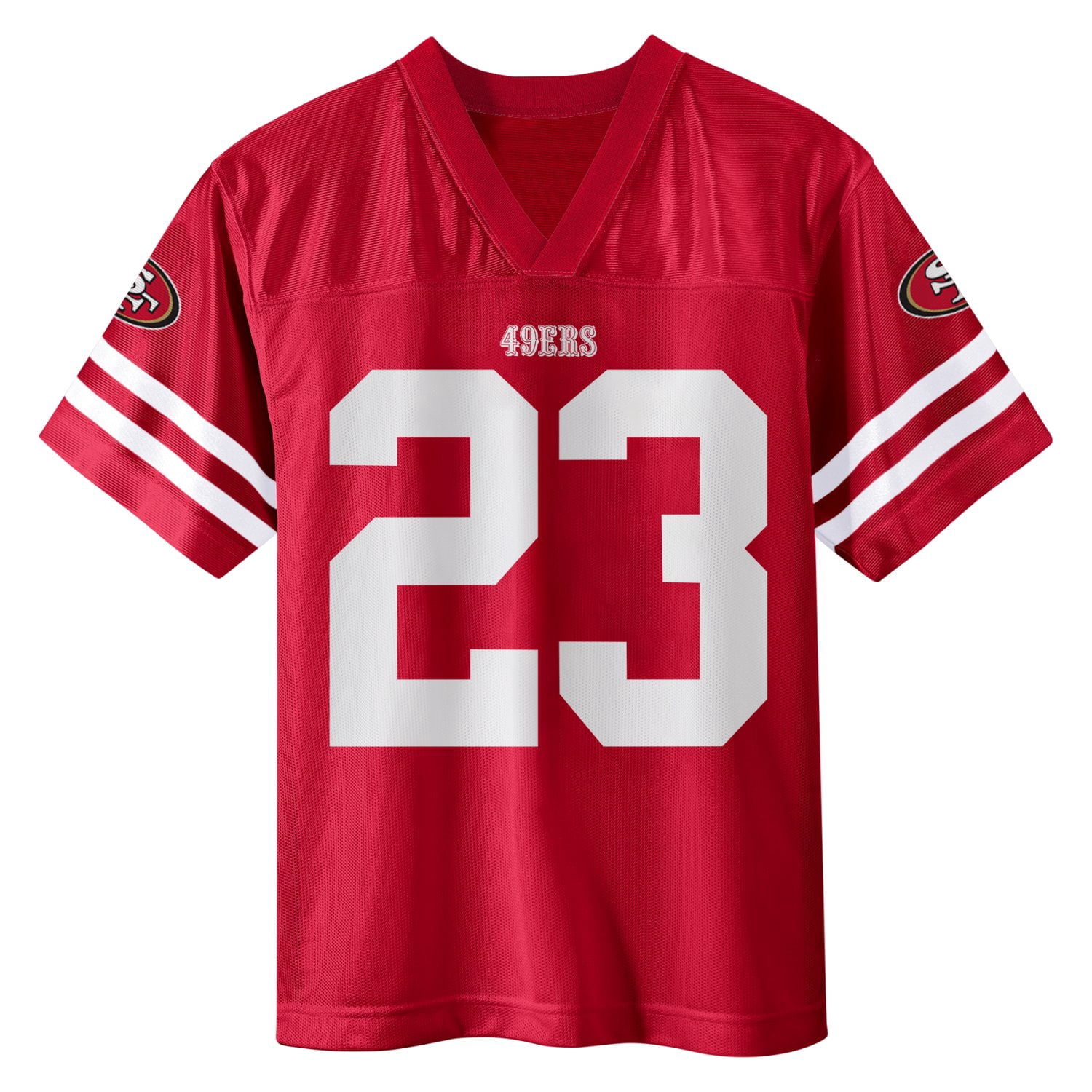 NFL SAN FRANCISCO 49ERS Boys Jersey Game Day Fan Apparel -Mccaffrey