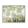 thumbnail image 4 of Stupell Industries Birch Tree Forest Yellow Foliage Woodland Painting Painting Gray Framed Art Print Wall Art, Design by Nan, 4 of 5