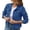 A-Dark Blue55, variant on Bibifish Women's Denim Jackets Long Sleeve Button Down Lapel Soft Cropped Jackets Classic Casual Vintage Wash Daily Wear Outerwear