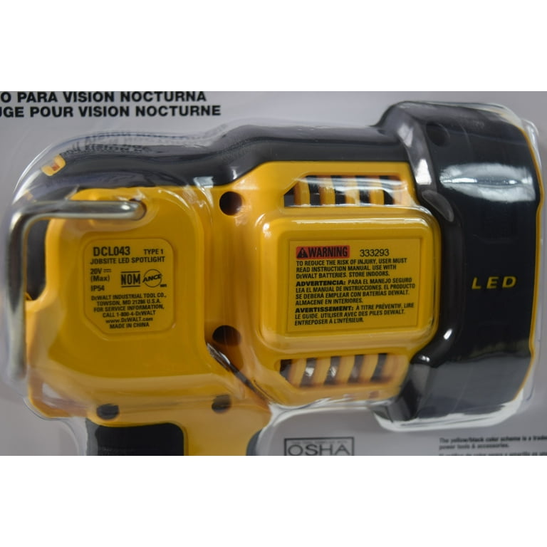 Lampe LED 1000 Lumens 18V Dewalt DCL043 