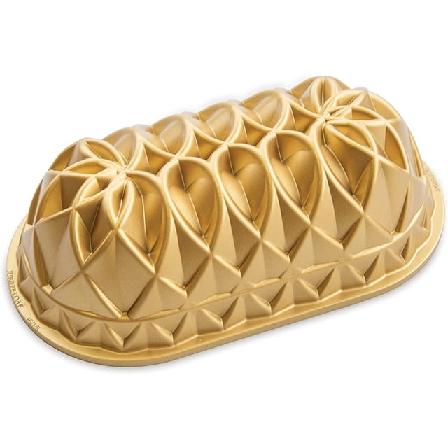 Nordic Ware Jubilee Cast Loaf Pan, Capacidad de 6 tazas, Oro Nordic Ware Nordic Ware