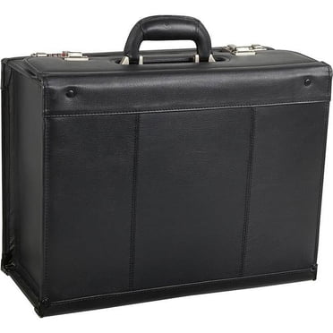 Leather Pilot Case, Black