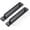 Matte Black, variant on Goo-Ki 12 Pack 2.5" Hole Center Matte Black Kitchen Cabinet Handles, Modern Zinc Alloy Kitchen Drawer Pulls Dresser Hardware for Bedroom