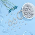 thumbnail image 4 of EIGTHTAIL 100PCS 10mm Rhinestone Beads for Jewelry Making  Light Blue Sparkle Crystal Clay Beads for Crafting Shamballa  Beads Bulk Disco Ball Beads for Pens Bracelets Earring Baseball Ne, 4 of 10