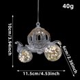 thumbnail image 3 of YuanGuangQ Christmas Acrylic Snowflake Ornament, Transparent Crystal Sequins Hanging Decoration, Holiday Party Home Window Decor for Christmas Tree Indoor Shelf, 3 of 7