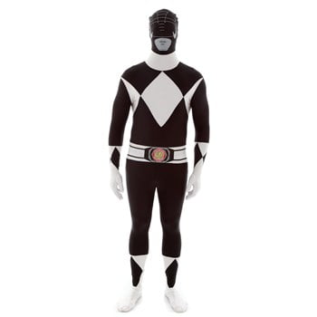 Mighty Morphin Power Rangers Black Ranger Classic Muscle Adult Costume