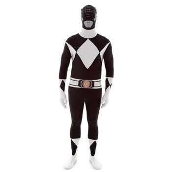 Black Power Rangers Morphsuit Costume
