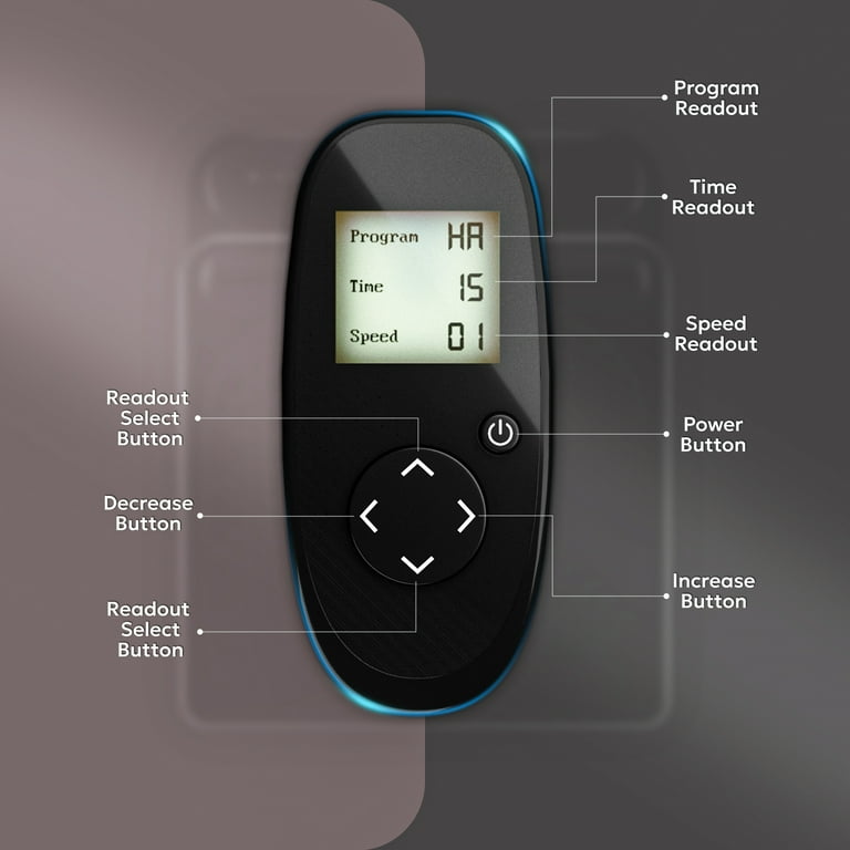 Tempo Vibration Therapy Massager with 30 Speeds & Magnetic Remote  Pain  Relief & Recovery - Walmart.com