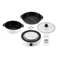 thumbnail image 4 of 1-5 People Electric Cooker Multifunctional 4L Non-Stick Pan Cooking Hot Pot w/ Glass Lid, 4 of 24