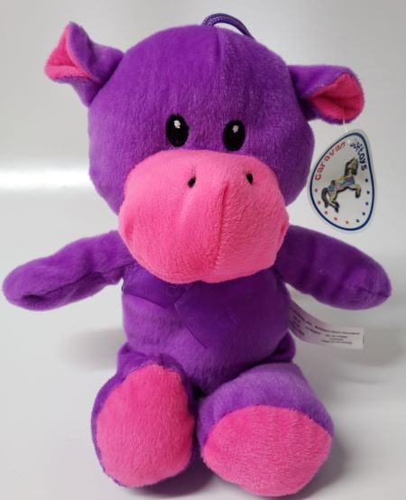 purple hippo stuffed animal