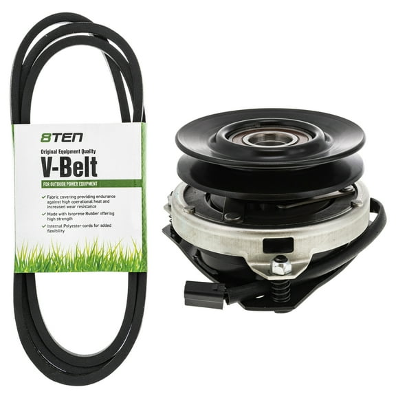 8TEN Belt PTO Clutch Kit for AYP Poulan WP12542A YE1442A Y1642B PP1442 MK1006323