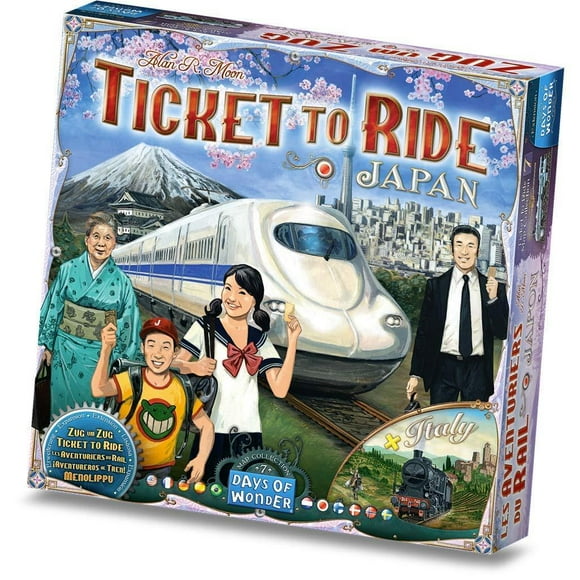 Asmodee : Ticket To Ride / Japan & Italy Map #7 (Multi)
