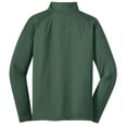 thumbnail image 6 of Sport-Tek Tall Sport Wick Stretch 1/2 Zip Pullover-3XLT (Forest Green), 6 of 6
