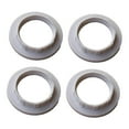 thumbnail image 1 of jifeng 4 Pieces E14 E12 Outer Rings Lamp Holder Bulb Holder Lamp Shade Collar Rings white, 1 of 9