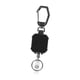 thumbnail image 4 of Llave de llave retráctil del llavero Carrete de llavero Solticio de identificación de la tarjeta de identificación Catanías de llaves de carabín para negro, 4 of 8