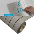 thumbnail image 6 of Dundee Deco Peel and Stick Faux Slat Wallpaper Roll, 24" x 9', Grey, 6 of 8