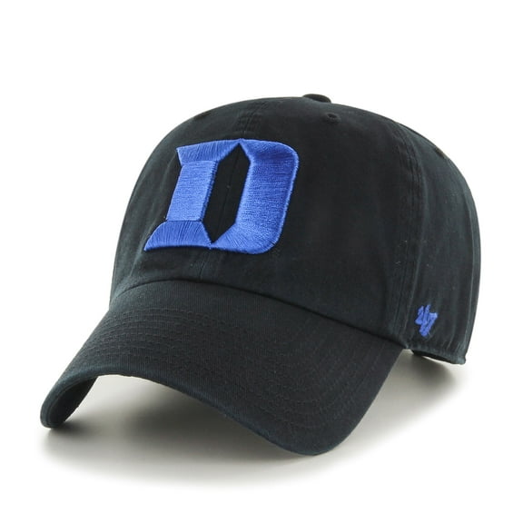 Men's '47 Black Duke Blue Devils Clean Up Adjustable Hat