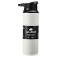 thumbnail image 1 of Matsuzay Taza aislada Prensa manual Frasco de vacío Portátil Hogar Escuela Camping Senderismo Interior Botella de agua al aire libre Taza Teteras Blanco 500ml, 1 of 6
