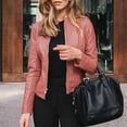 thumbnail image 2 of CEHVOM Cardigan Court à Manches Longues Ouvert pour Femmes Veste Courte, 2 of 8