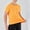 #Orange, variant on DPTALR Men's Stretchy Casual Solid Color Crew Neck Short Sleeve Sports T-shirt,Sky Blue, XL
