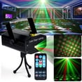 thumbnail image 2 of Party lights Strobe Stage Lights Disco DJ Lights Sound Activated with Remote Control Projection Effect for Karaoke KTV Club Parties Wedding Bar Festivals Stage Birthday Dancing Christmas, 2 of 7