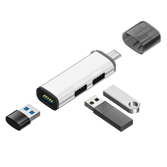 Multi USB 3.0 3 Port Splitter High Speed ​​5Gbps USB Hub Adapter For PC Laptop