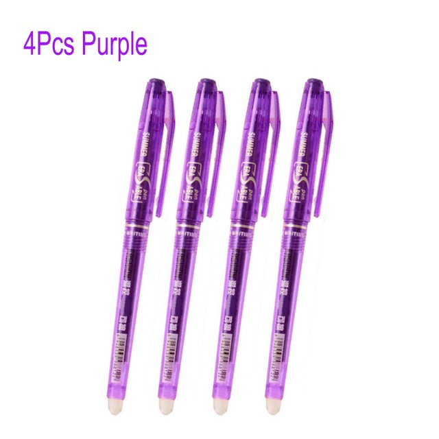 Erasable Gel Pen 0.7mm 0.5mm Bullet Tip Blue Black Red Color Ink Refill Rods Writing Drawing Painting Washable Handle 4pcs Purple 8pcs Purple0.7mm|https://ae01.alicdn.com/kf/Hf78df99703634e0981c0b840a