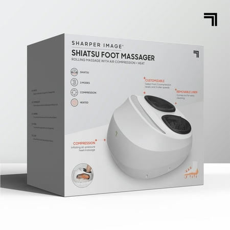 Sharper Image - Shiatsu Foot Massager - White