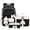 White, variant on UJNDER Students Cute Bow Knot Large Capacity Lightweight Backpack for Everyday Use with Comfortable Straps and Spacious Design,Dark Purple,Large