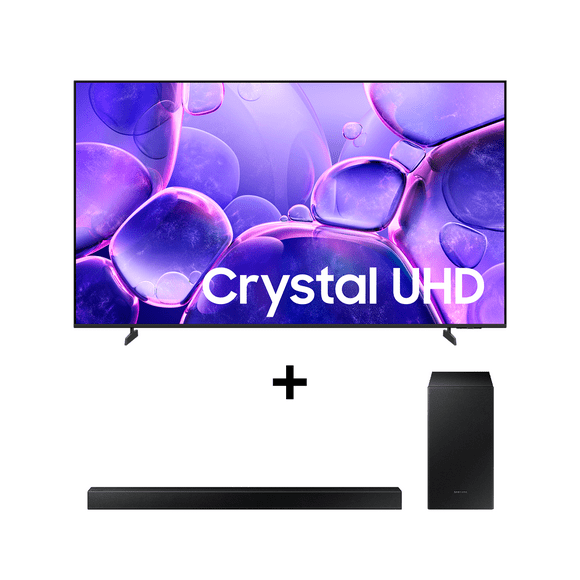 Combo TV 75'' Samsung 4K U8000 (2025) + Barra de Sonido 2.1Ch T420