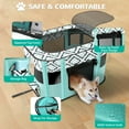 thumbnail image 2 of Pet Playpen, YUWENUS Foldable Portable Dog Cat Playpens Exercise Kennel Tent, Removable Shade Cover, Indoor Outdoor Travel Camping Use, 2 of 8