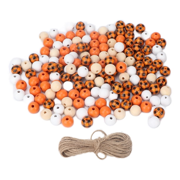 Cuentas Espaciadoras De Madera, 4 Mezclas De Colores, Cuentas De Madera Compuesta, Cuentas De Madera De Granja, Superficie Lisa Para Manualidades, Fabricación De Joyas