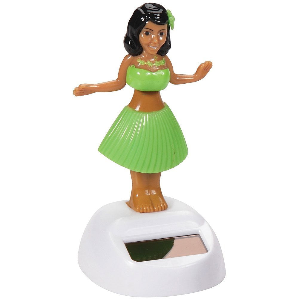 solar hawaiian hula girl