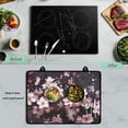 thumbnail image 5 of Renewold Ceramic Glass Stove Top Cover Stove Mat Stove Burner Cover Multipurpose Rubber Desk Saver Pad Washer Dryer Top Cover Range Cover for Counter Top, Cherry Blossom, 5 of 7