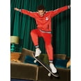 thumbnail image 6 of Jolly Knits Men's and Big Men's Velour Christmas Tracksuit Set, 2-Piece, Sizes S-3XL, 6 of 6