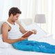 thumbnail image 5 of Balery Winter With Snowflakes Pantalones de pijama para hombre, pijama ultraligero, pantalón de descanso-X-Large, 5 of 6