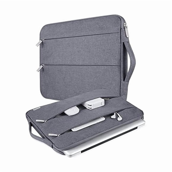 xixishop Laptop Sleeve Carrying Case 14 15 Inch Compatible with MacBook Air 15 M2/M3/M4 2022-2025, MacBook Pro 15, Hp Chromebook 14, Waterproof Slim Computer Cover Bag,Grey