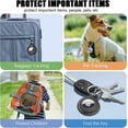 thumbnail image 5 of IPX8 Waterproof Airtag Holder, 6 Pack Apple Air Tags with Keychain, AirTag Case for Dog Collar, Luggage, Keys, Anti-Scratch Full Body Protective Airtag Holder (2*Black,Blue,Pink,Purple,Green), 5 of 5