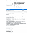 thumbnail image 2 of Oil Pan Gasket Set - Compatible with 1965 - 1973 Chevy Chevelle 1966 1967 1968 1969 1970 1971 1972, 2 of 2