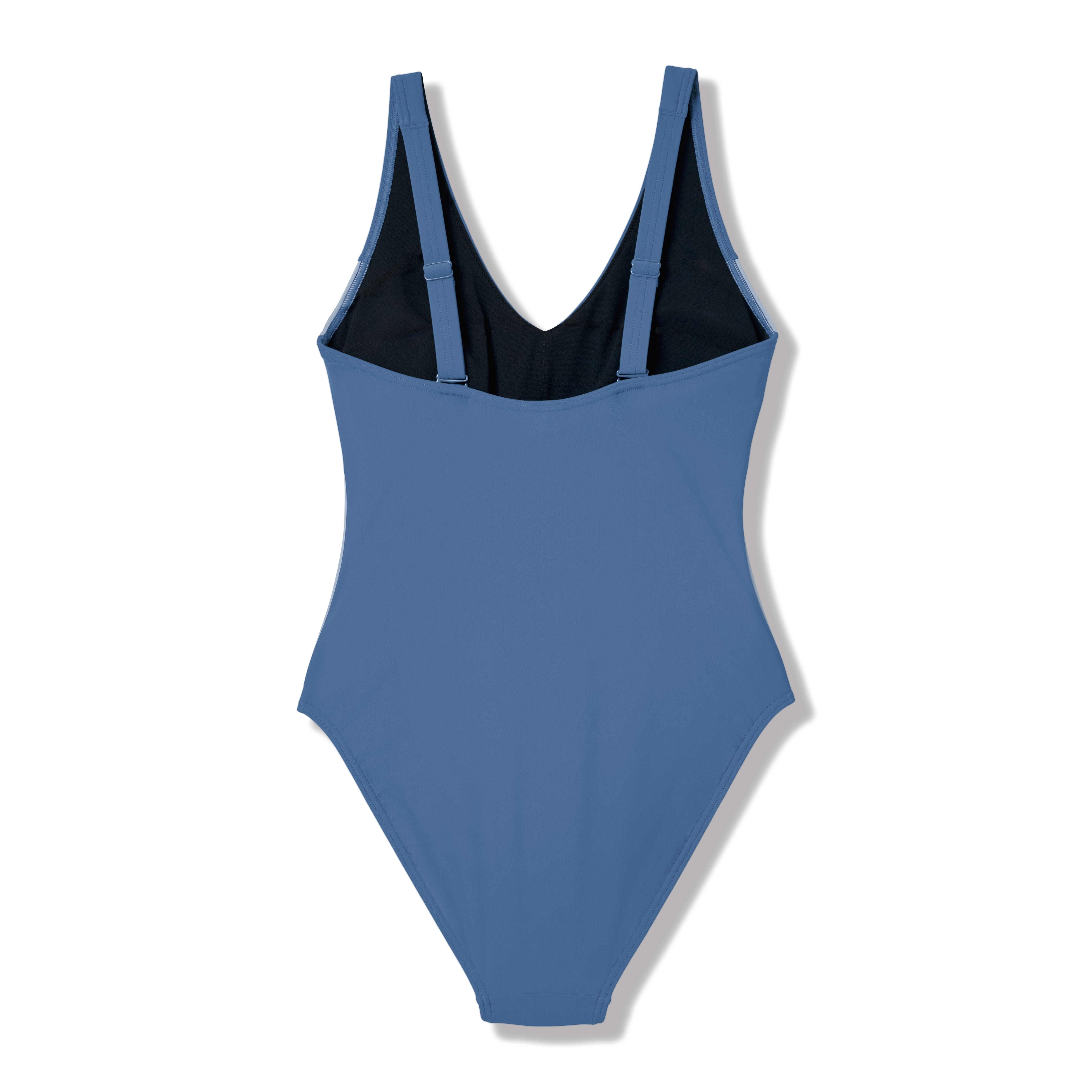 Speedo Women's Colorblock V-Neck One Piece with Adjustable Straps Swimsuit, Sizes XS - XXL