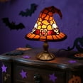 thumbnail image 6 of Halloween Witch Hat Night Light – Resin Decorative Lamp for Indoor Home, Festive Atmosphere, 6 of 9
